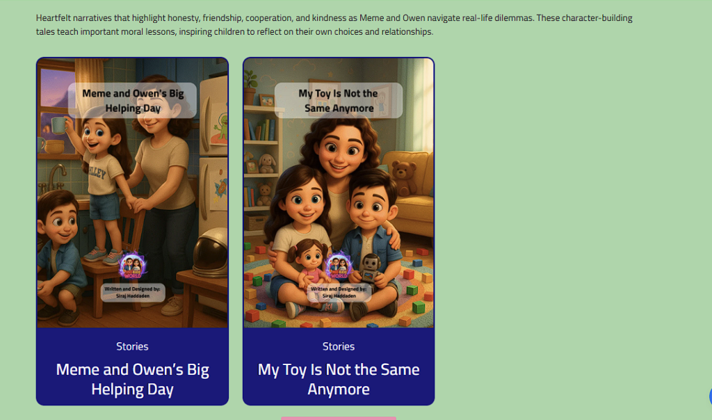 MO Kids World project screenshot